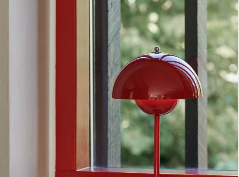 Портативная лампа Flowerpot VP9,  красный шафран