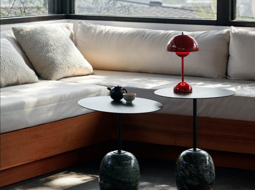 Портативная лампа Flowerpot VP9,  красный шафран