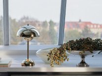 Портативна лампа Flowerpot VP9 хромована