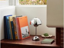 Портативна лампа Flowerpot VP9 хромована