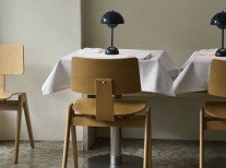 Портативная лампа Flowerpot VP9, сталевий синій