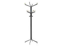 Вішак для одягу Capture SC77, чорний/світлий дуб