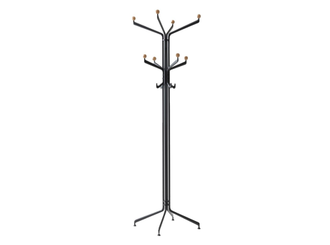 Вішак для одягу Capture SC77, чорний/світлий дуб