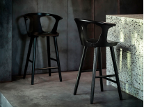 Стілець барний In Between SK7, темний дуб