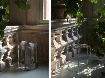 Табурет Wire VP11, відполірована сталь