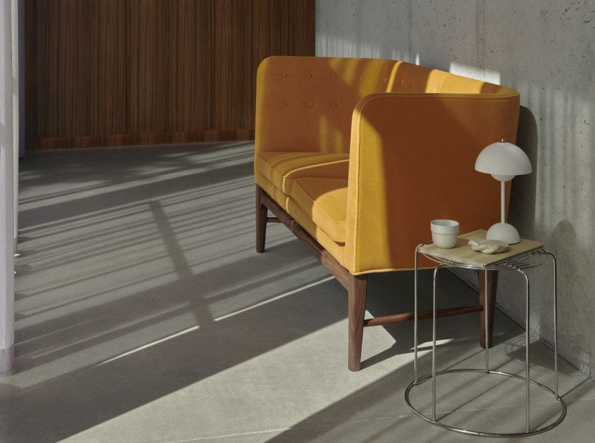 Табурет Wire VP11, відполірована сталь