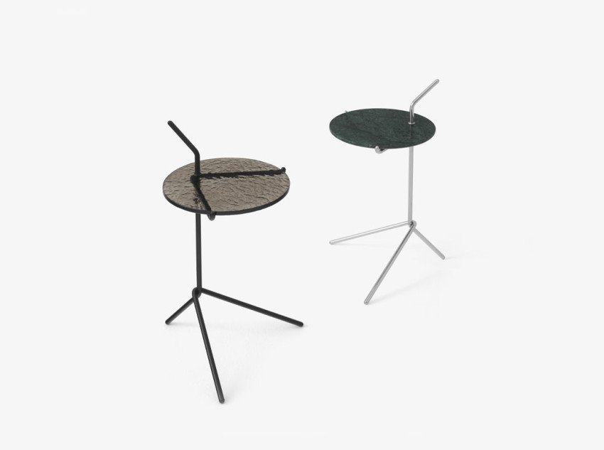 Кавовий столик Halten SH9, теплий чорний/мурмур Verde Guatemala