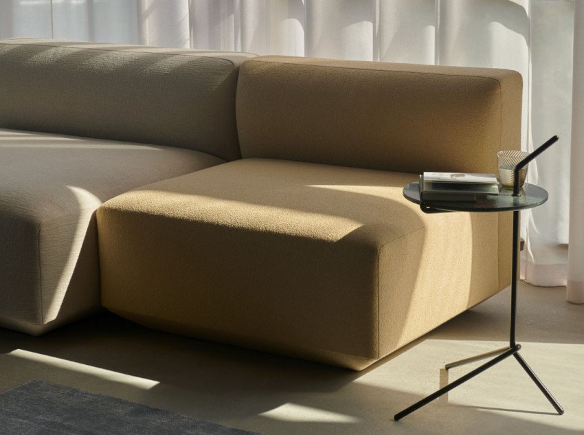 Кавовий столик Halten SH9, теплий чорний/мурмур Verde Guatemala