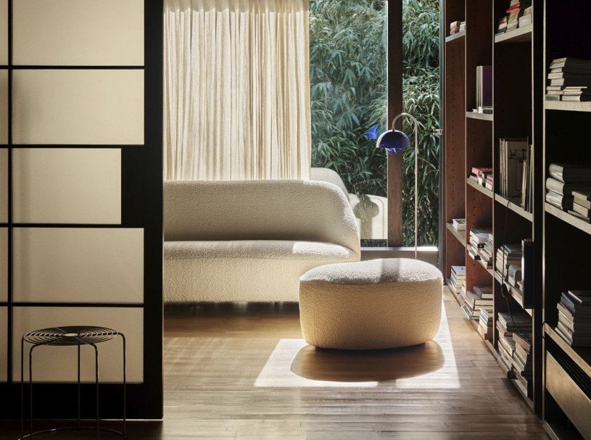 Торшер Flowerpot VP12, стальной синий