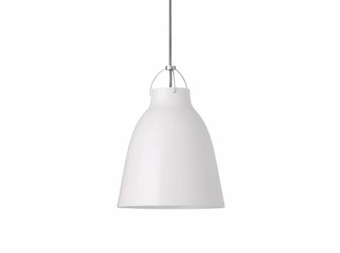 Подвесной светильник Caravaggio P2, белый/серый провод