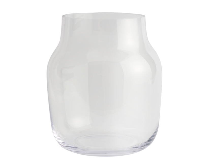 Ваза SILENT, Ø20cm, прозора