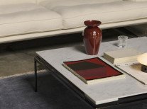 Ваза Momento JH47, красно-коричневая