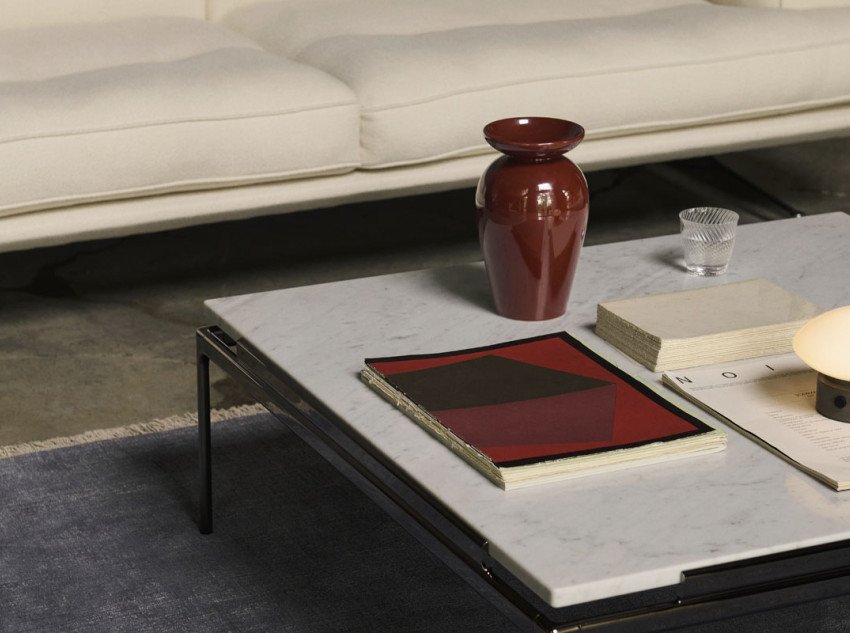 Ваза Momento JH47, красно-коричневая