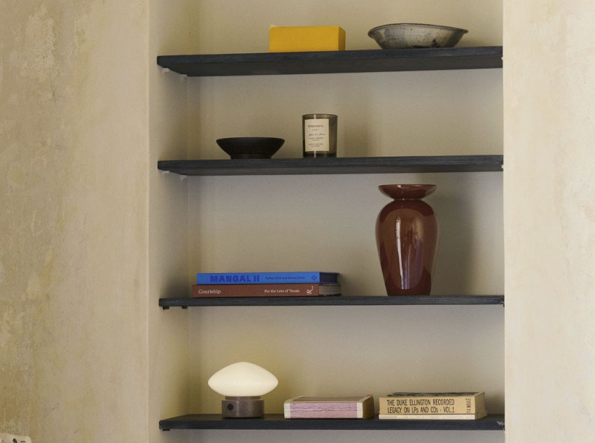 Ваза Momento JH47, красно-коричневая