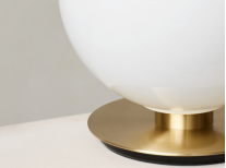 Світильник універсальний TR Bulb, золотий/глянцевий плафон