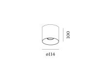 Накладной светильник Ray 1.0, черный Накладной светильник Ray 1.0, черный
