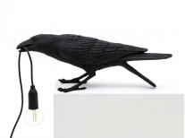 Настільна лампа Bird Playing, чорна