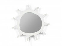 Дзеркало з підсвіткою Luminaire, маленьке, біле
