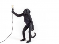 Настільна лампа Standing monkey, біла