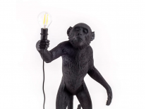 Настільна лампа Standing monkey, чорна