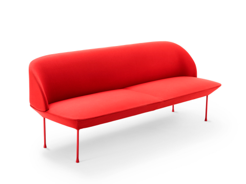 Диван Oslo Three Seater, красный Диван Oslo Three Seater, красный