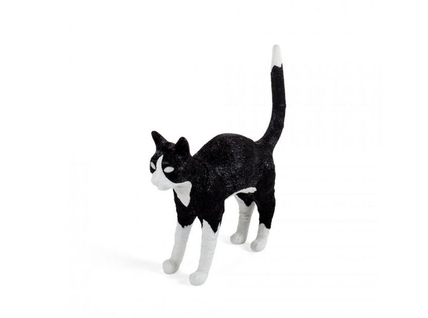 Портативна настільна лампа The cat - Jobby, чорно-біла