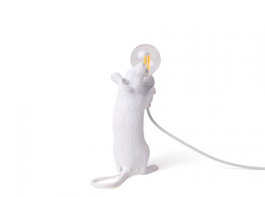 Настольная лампа Standing mouse USB, белая Настольная лампа Standing mouse USB, белая