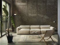 Торшер Gio LN28, темний хром/Emperador Marble