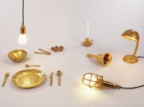 Светильник подвесной Fingers, золотой Светильник подвесной Fingers, золотой