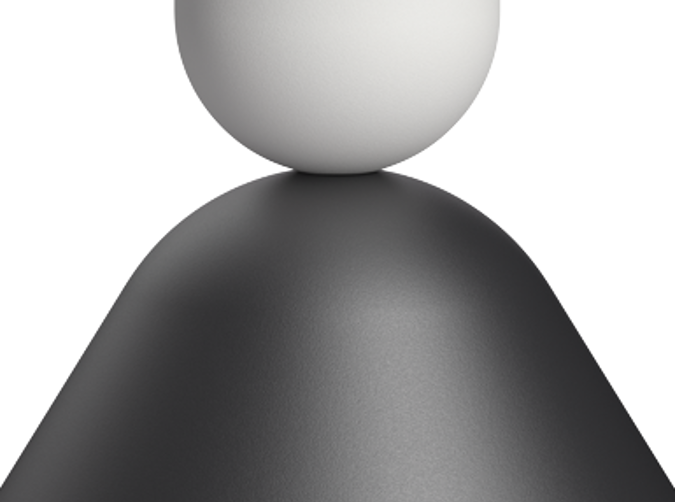 Світильник підвісний Zoe Duo Z5 RD134, кремово-бежевий/чорний