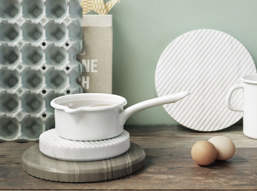 Подставка Groove Trivet, Ø 21,6, серая Подставка Groove Trivet, Ø 21,6, серая