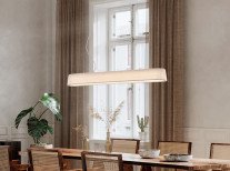 Світильник підвісний 189 Long Pleat, білий Світильник підвісний 189 Long Pleat, білий