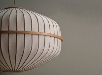 Светильник подвесной Lucén, ellipse, песочный/дуб