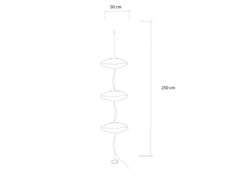 Светильник напольный Points de suspension, белый Светильник напольный Points de suspension, белый