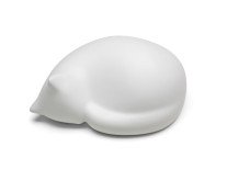 Статуэтка Resting Cat, большая, белая матовая