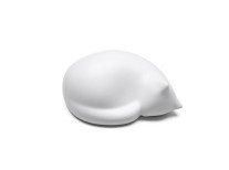 Статуэтка Resting Cat, маленькая, белая матовая