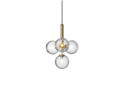 Світильник підвісний Miira 4, латунь