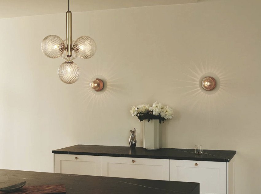 Светильник подвесной Miira 4, латунь