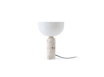 Настільна лампа Kizu, маленька, Kunis Breccia Marble/білий акрил