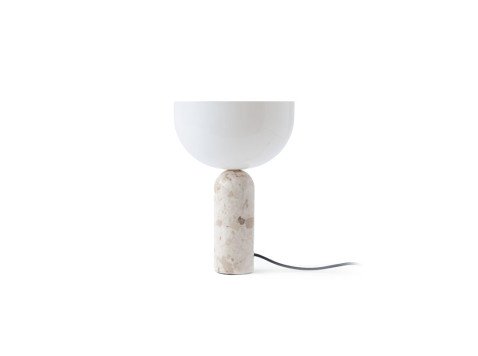 Настільна лампа Kizu, маленька, Kunis Breccia Marble/білий акрил