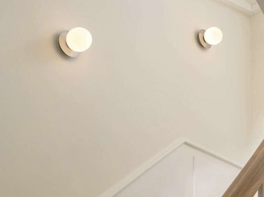 Світильник універсальний Liila 1, medium Ø16.5, світло-сріблястий/опал