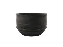 Горшок для цветов Ground, 18 см, черный