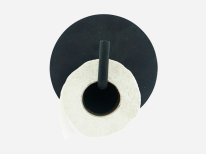 Тримач для туалетного паперу Text, чорний