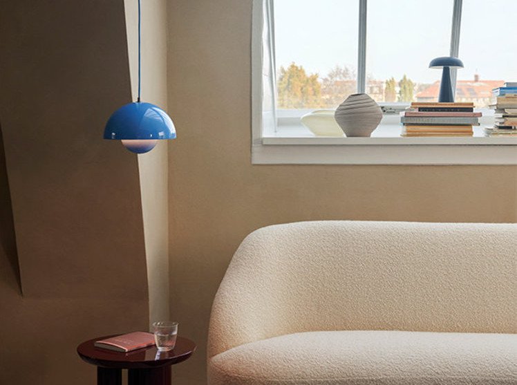 Світильник підвісний Flowerpot VP1, світло-блакитний