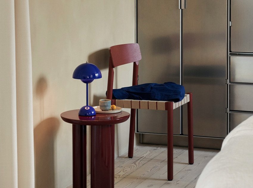 Портативна лампа Flowerpot VP9, кобальтово-синя Портативна лампа Flowerpot VP9, кобальтово-синя