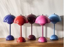 Портативна лампа Flowerpot VP9, кобальтово-синя Портативна лампа Flowerpot VP9, кобальтово-синя