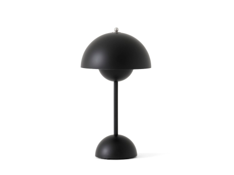 Портативна лампа Flowerpot VP9, чорна матова