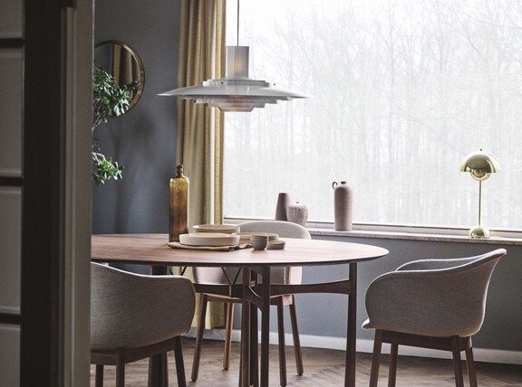 Настільна лампа Flowerpot VP3 латунна