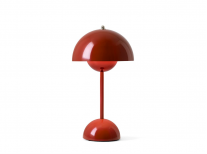 Портативна лампа Flowerpot VP9, червоно-коричнева
