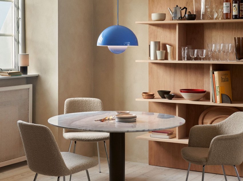 Світильник підвісний Flowerpot VP7, світло-блакитний Світильник підвісний Flowerpot VP7, світло-блакитний